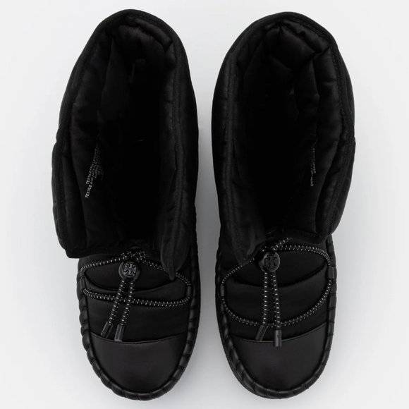 Tory Burch LEATHER TRIM SHEARLING LINING Sleeping Bag Boot BOOTIES 7 8 8.5 9.5 - Picture 9 of 13